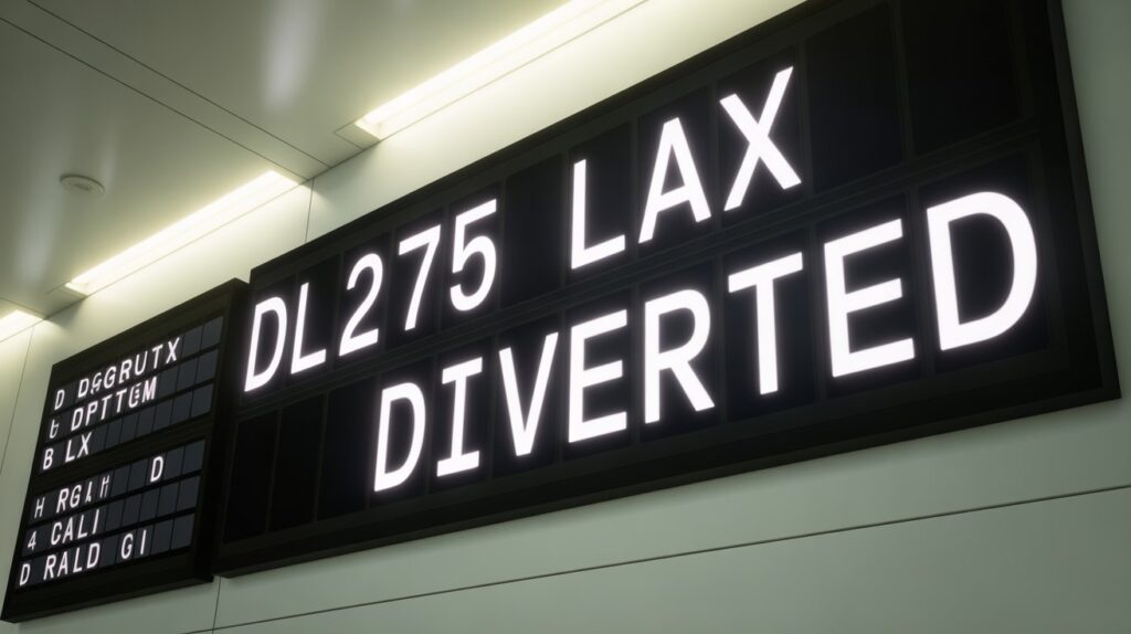 Delta Flight DL275 Diverted LAX