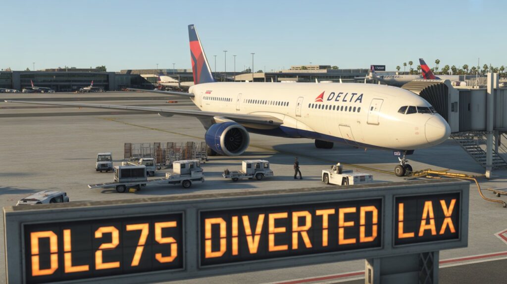 Delta Flight DL275 Diverted LAX