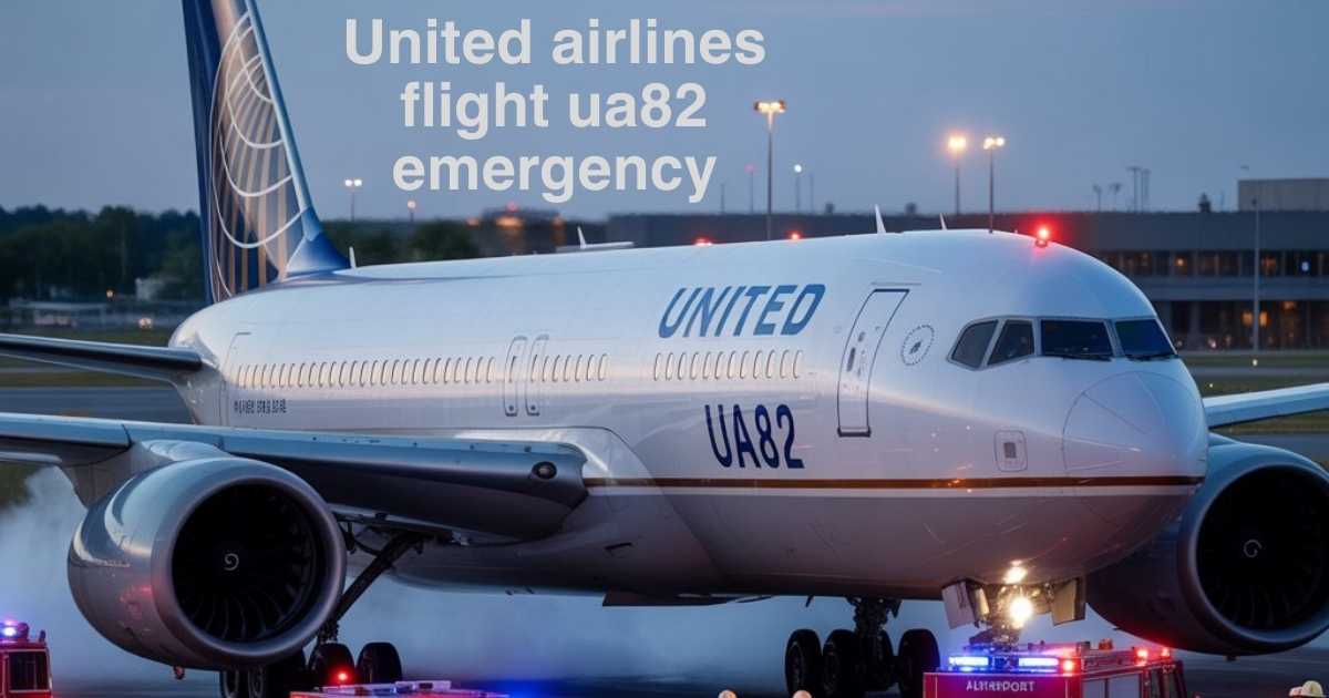 United Airlines Flight UA82 Emergency