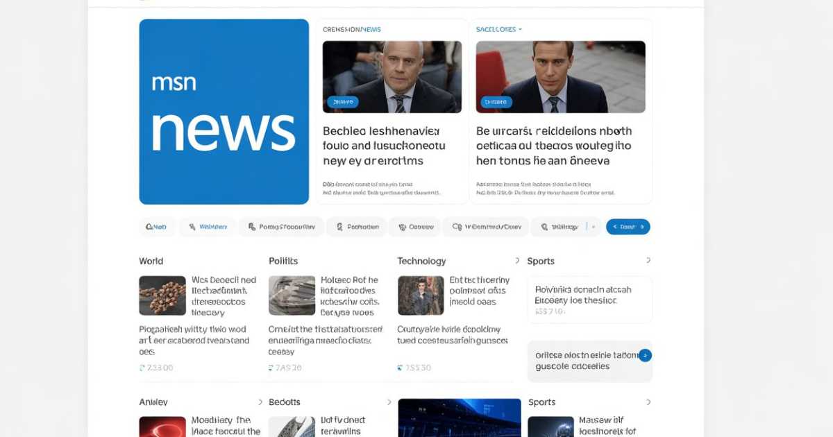 MSN News AI Powered Personalization Real Time Updates MSN News AI Powered Personalization Real Time Updates