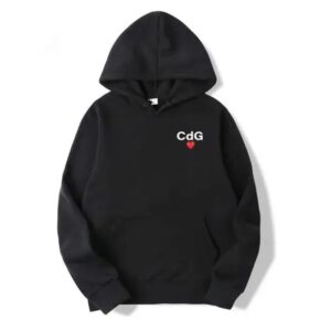 CDG Hoodie Merging Avant-Garde Fashion with Everyday Streetwear